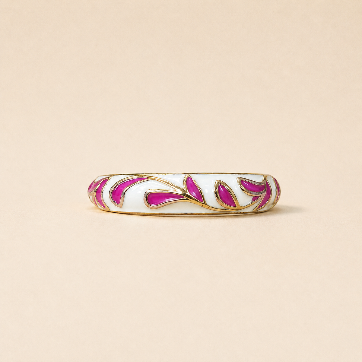 Purple Enamel Ring