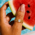 Interlace Solitaire Ring