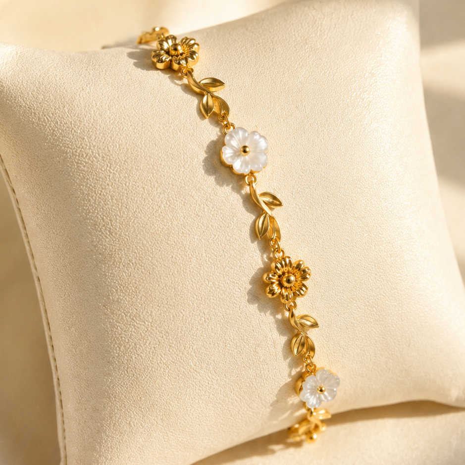 3D floral Bracelet