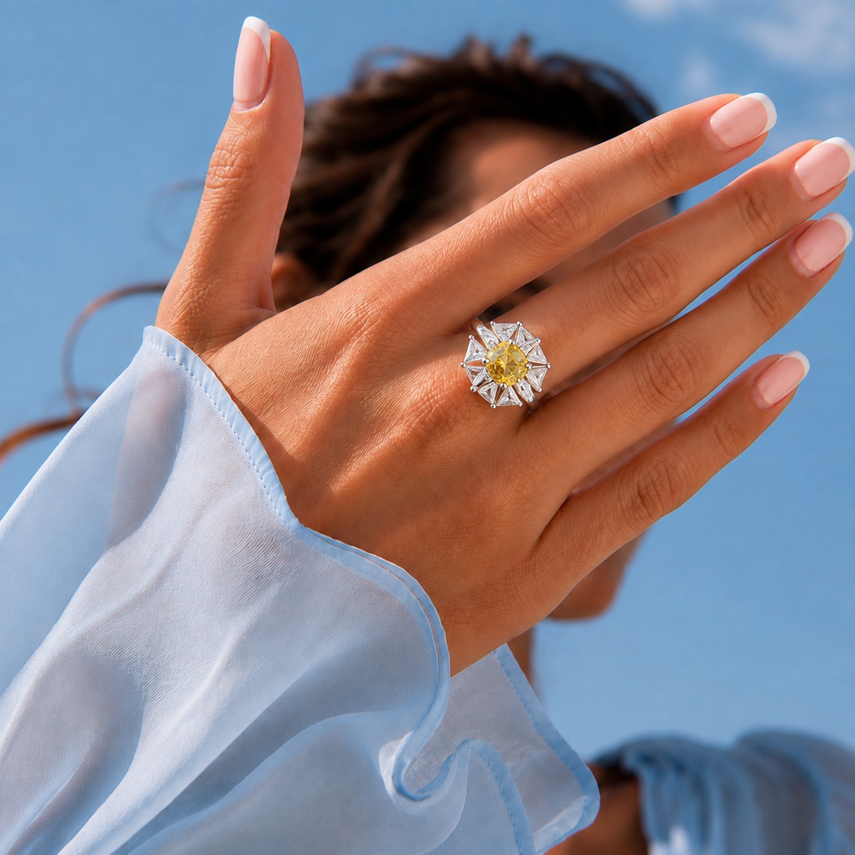 Hexagon Bloom Ring