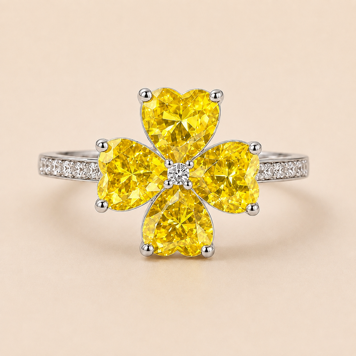 Yellow Bloom Ring