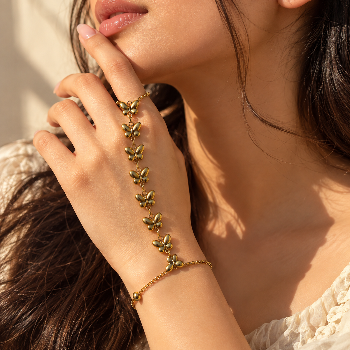 Butterfly Hand Chain