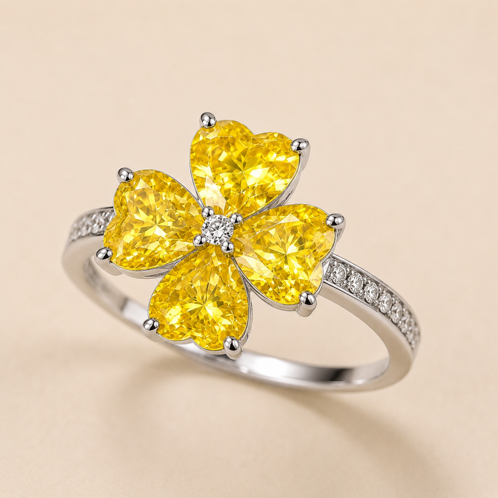Yellow Bloom Ring