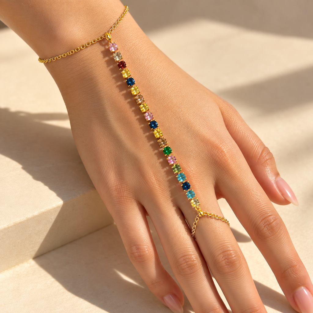 Gems Hand Chain