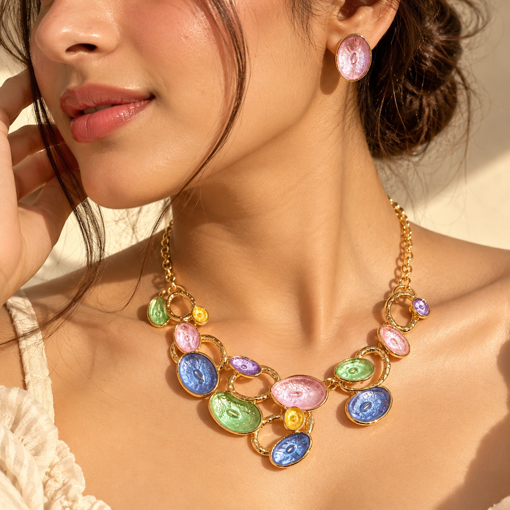 Playful Charm Necklace Set