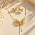 Golden Long Necklace Set