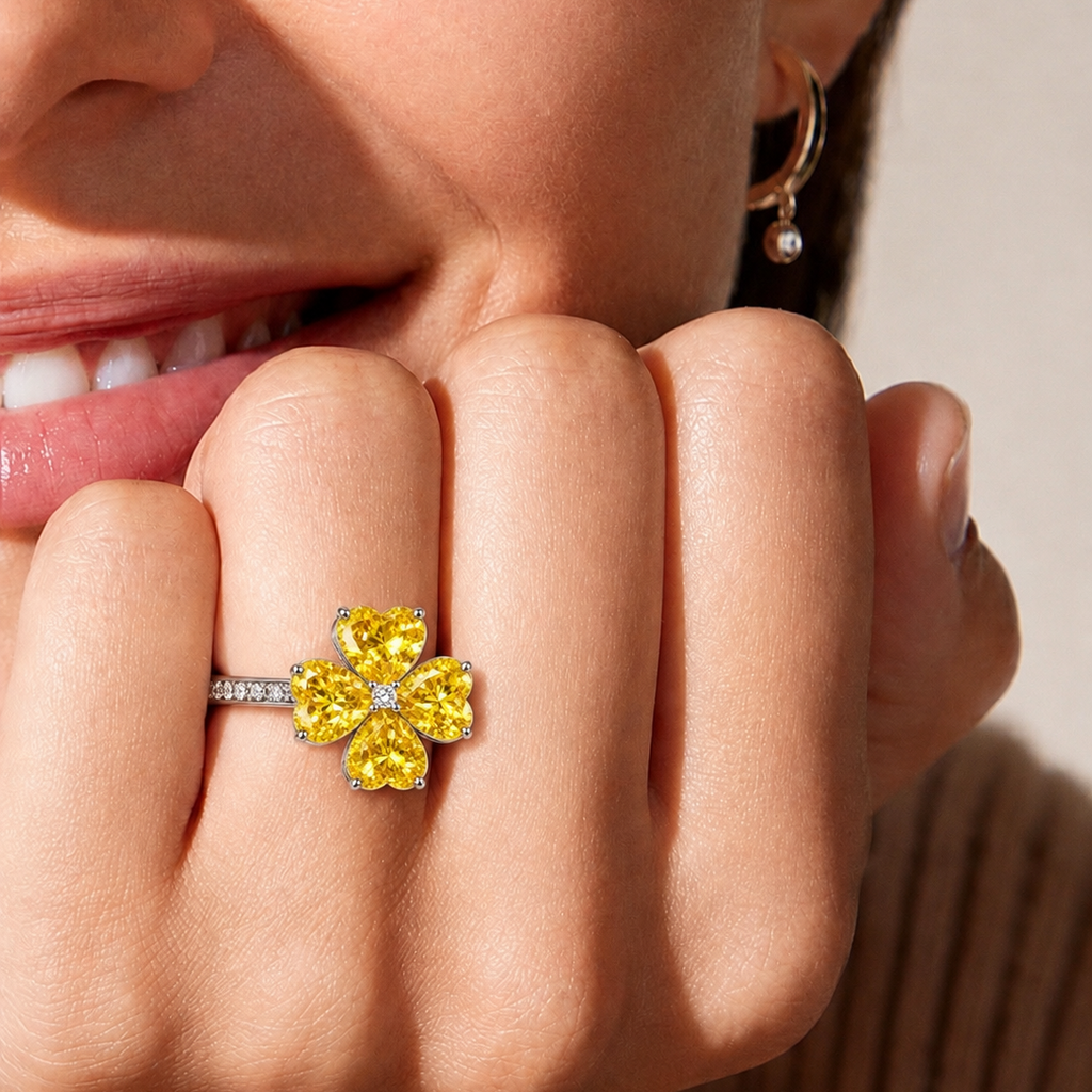 Yellow Bloom Ring
