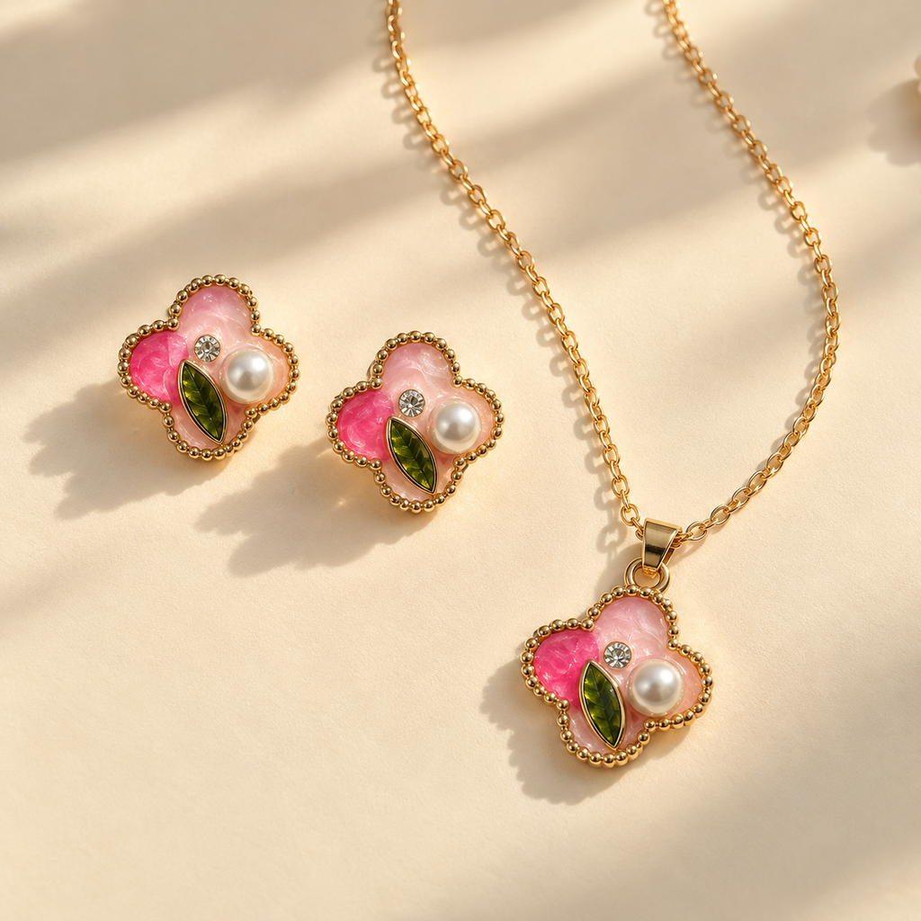 Pearl Necklace Set