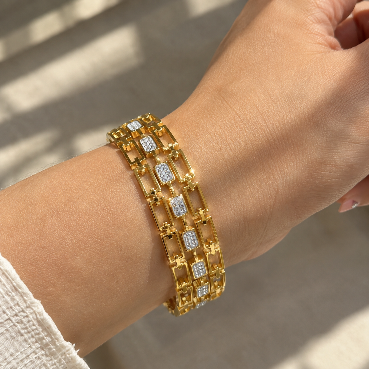 Golden Crystal Link Kada
