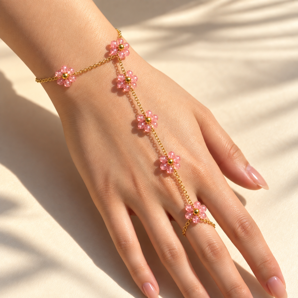 Bloom Floral Hand Chain