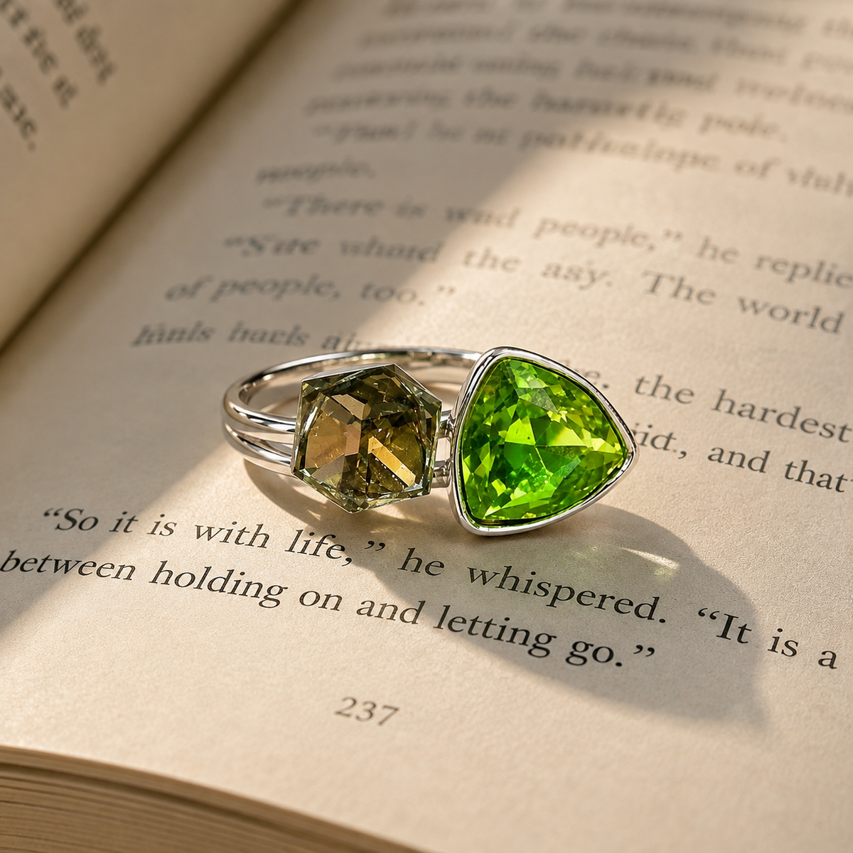 Double Gem Ring
