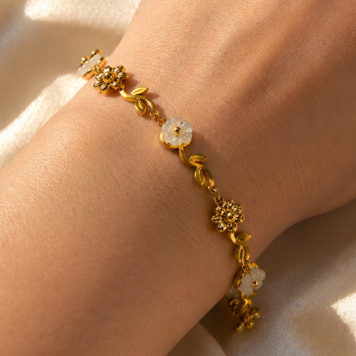 3D floral Bracelet