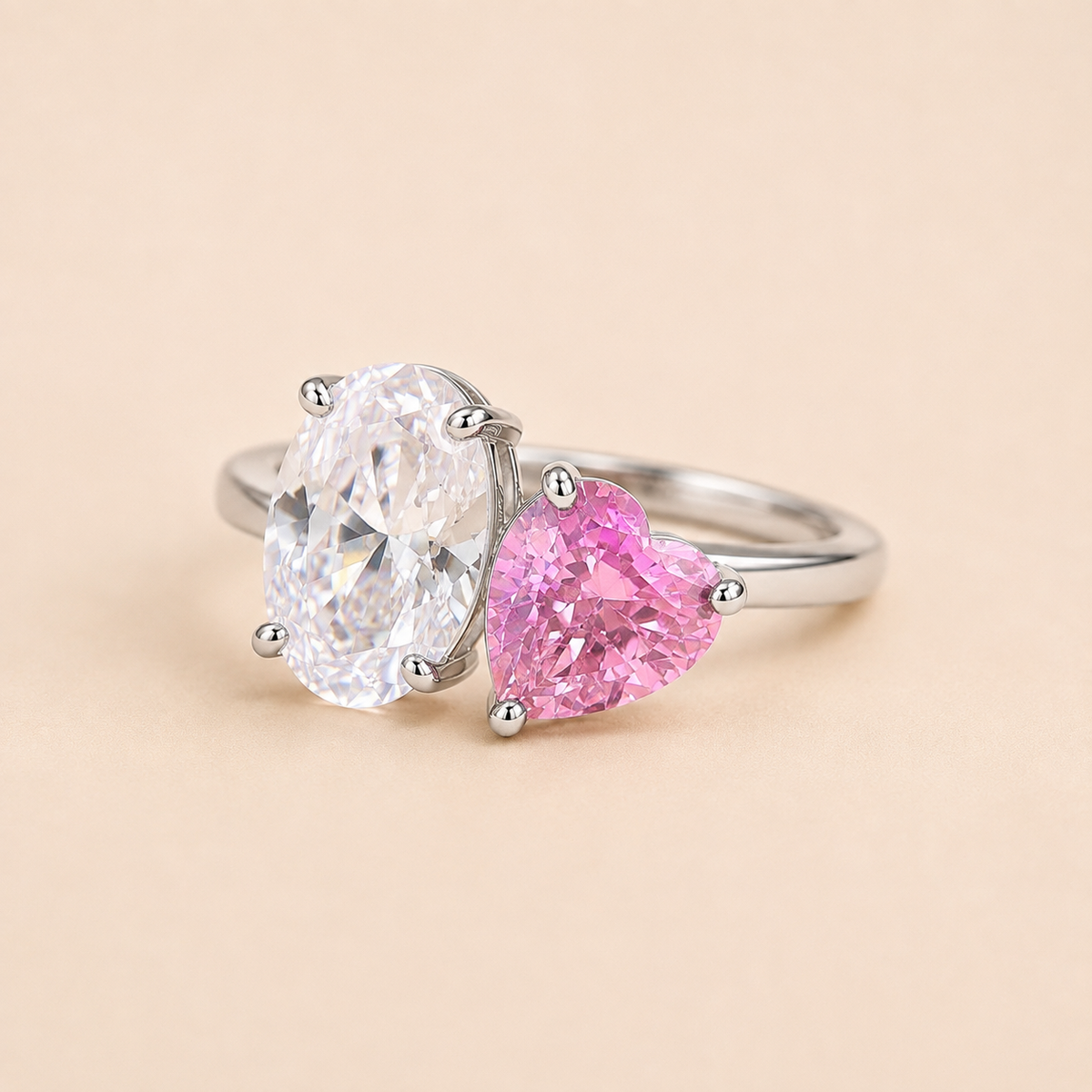 Double Gem Ring