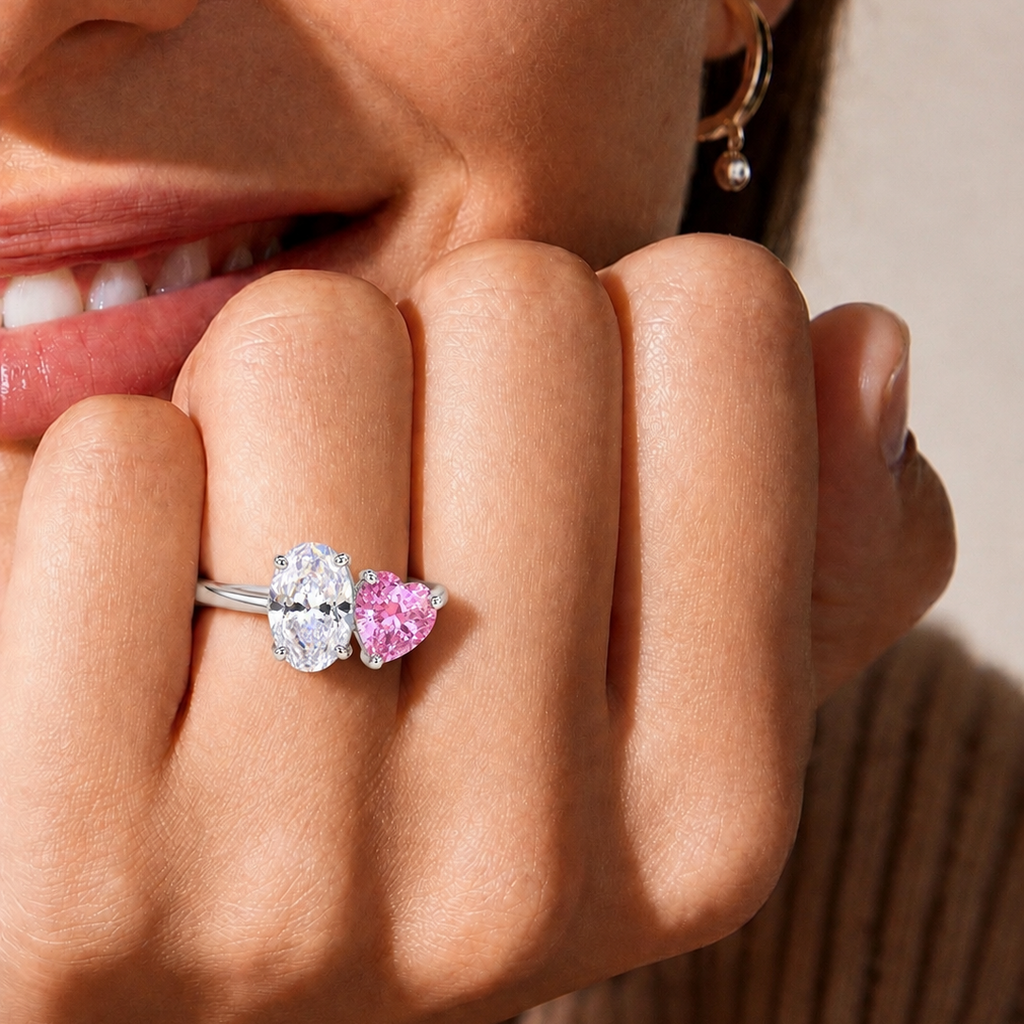 Double Gem Ring