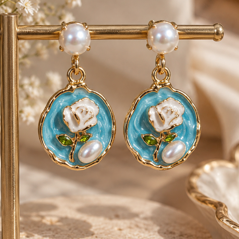 Pearl Drop Earrings
