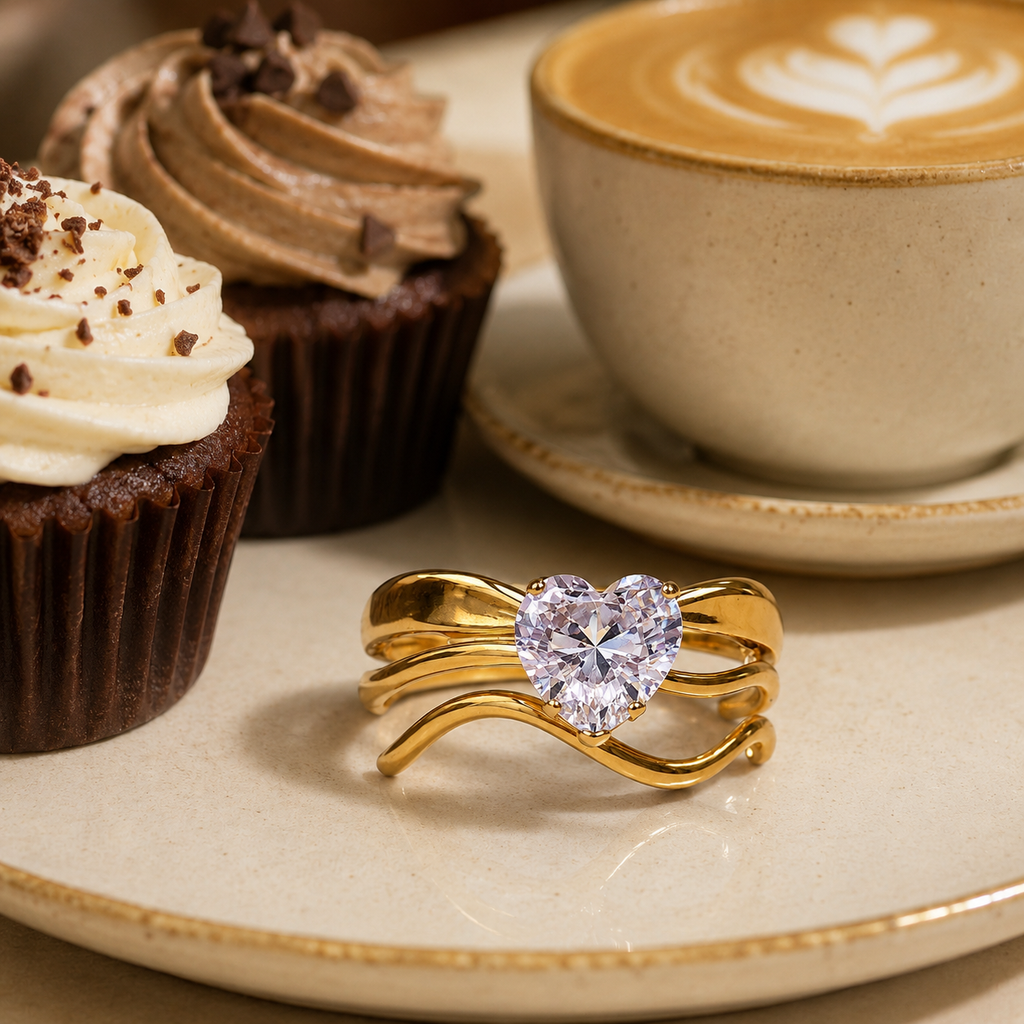 Celeste Marquise Adjustable Ring