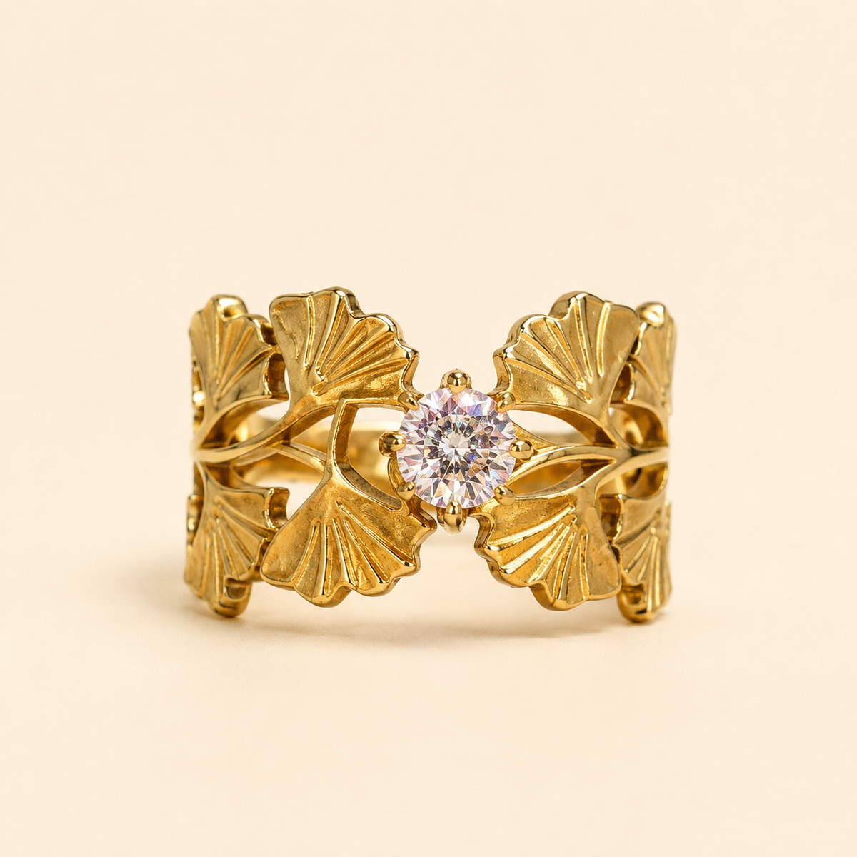 Leaf Band Ring