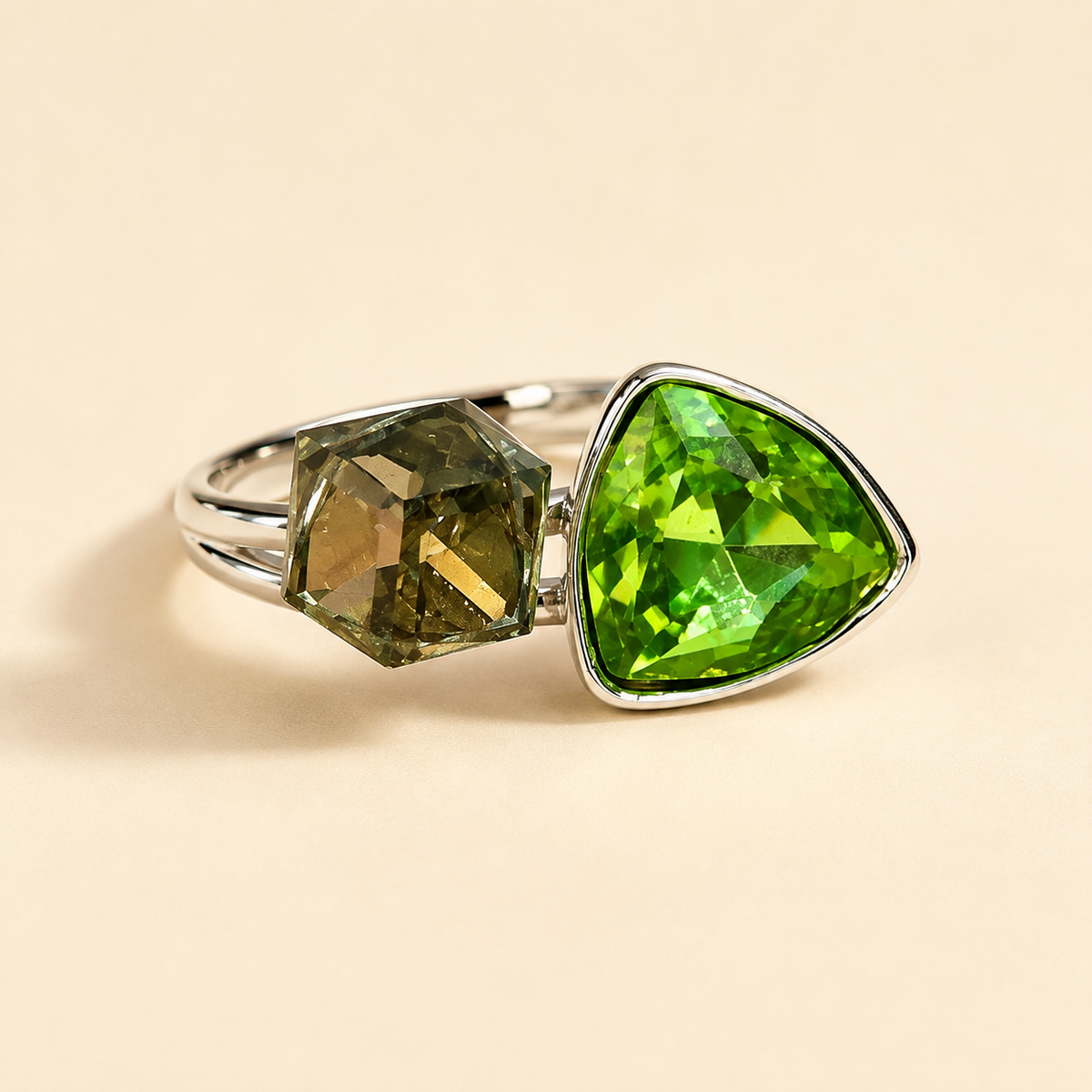 Double Gem Ring