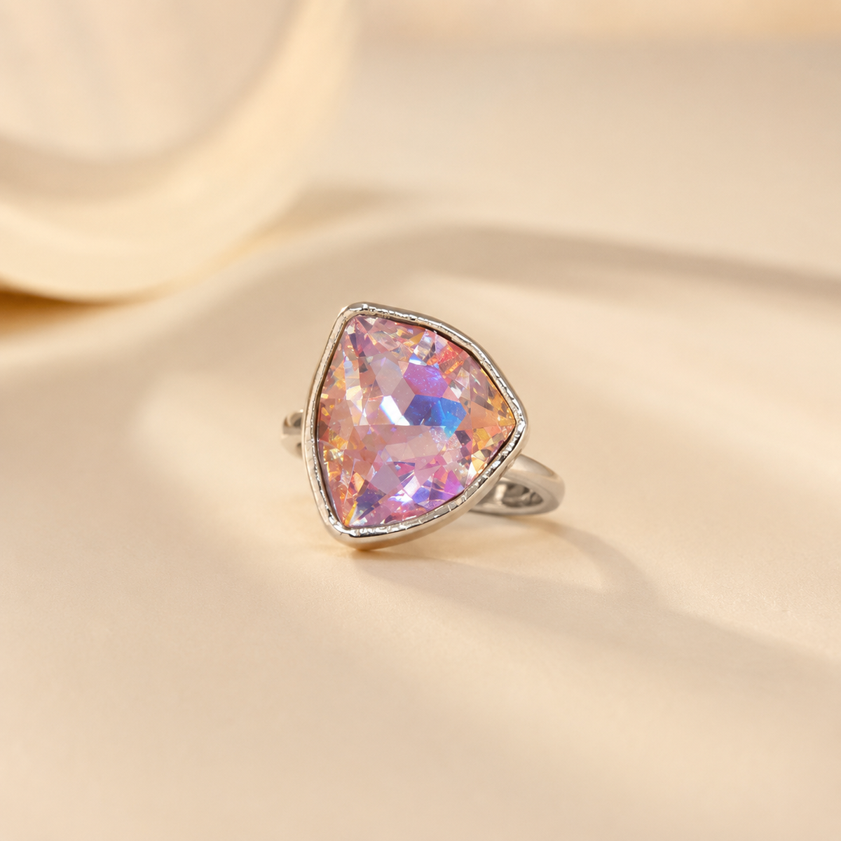 Aurora Pink Gem Ring