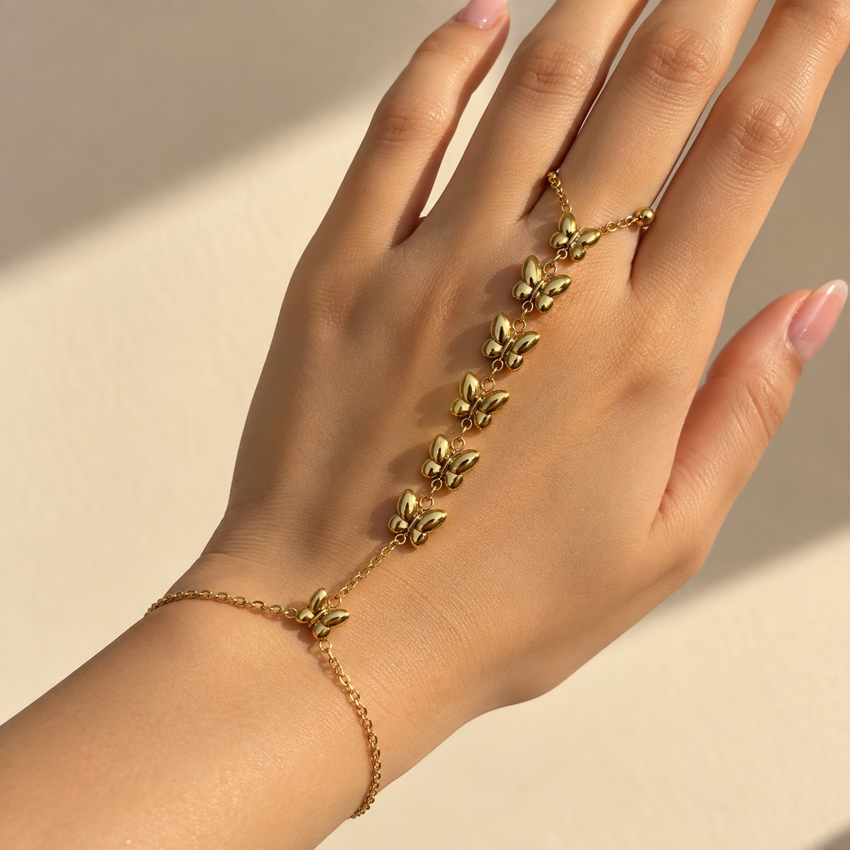Butterfly Hand Chain