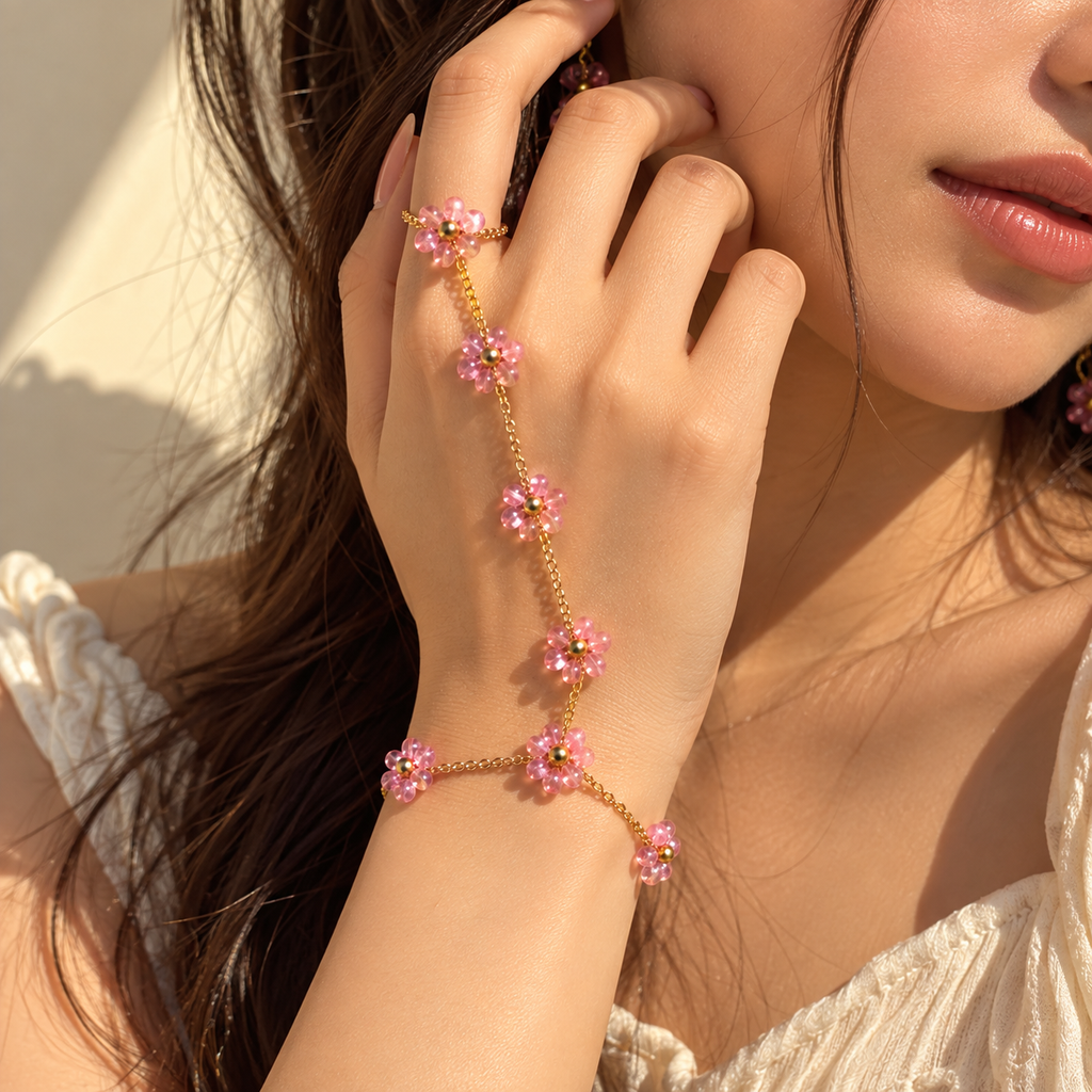 Bloom Floral Hand Chain