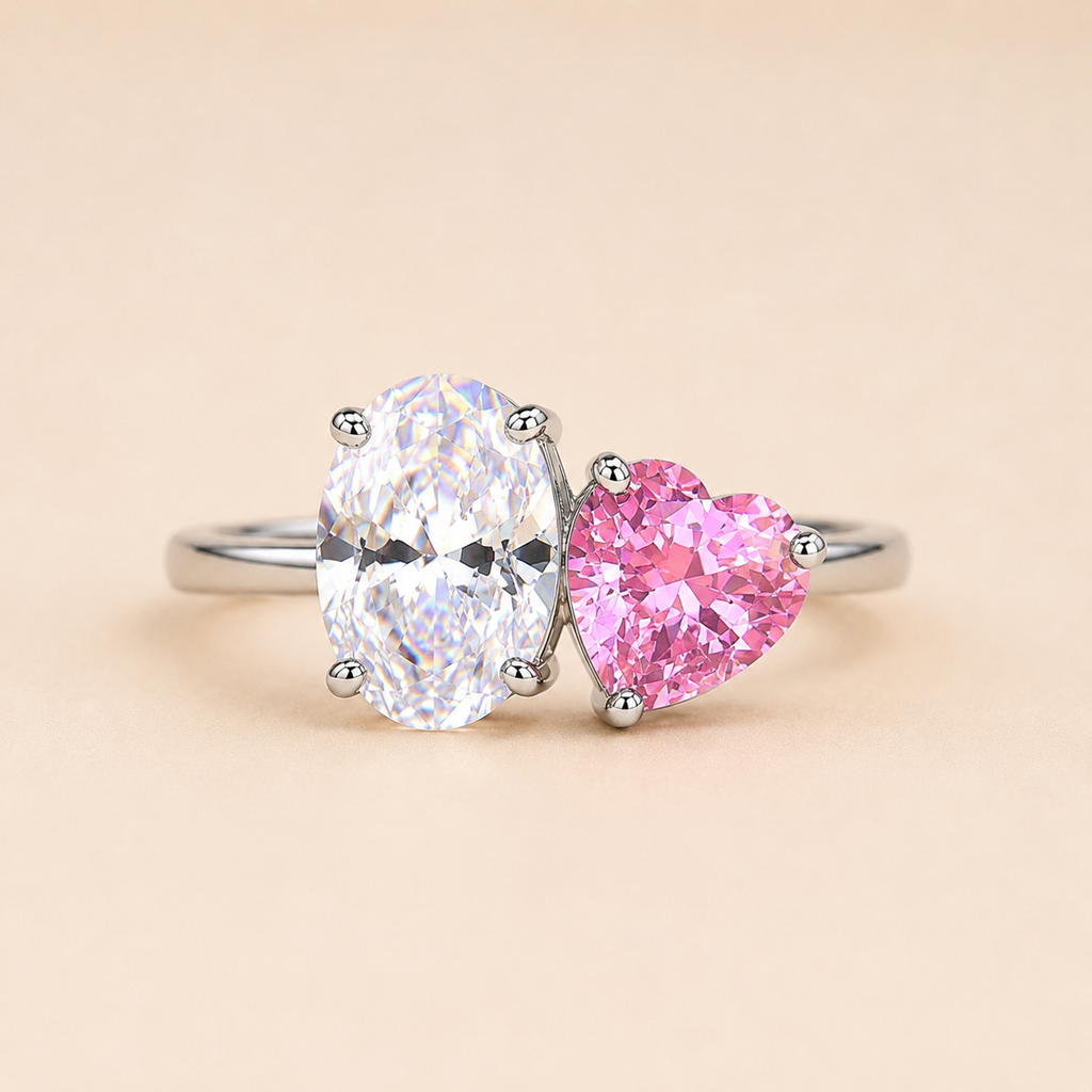 Double Gem Ring