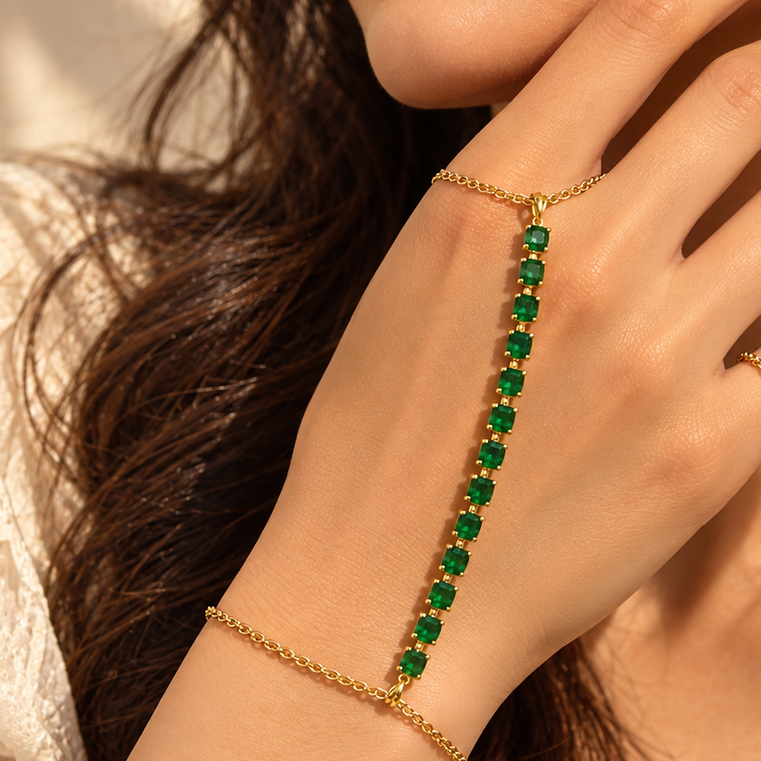 Gems Hand Chain