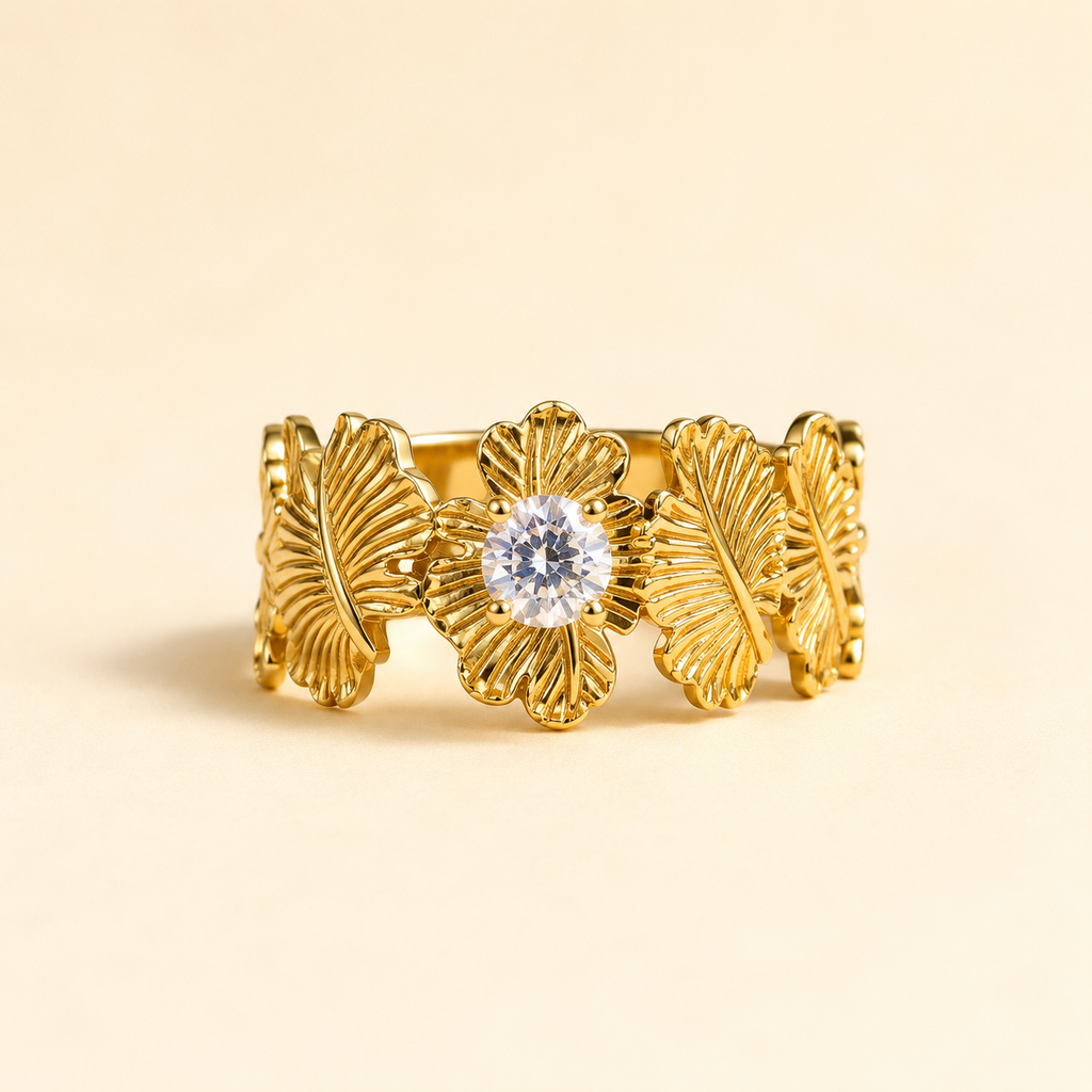 Leaf Band Ring