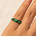 Black Enamel Ring