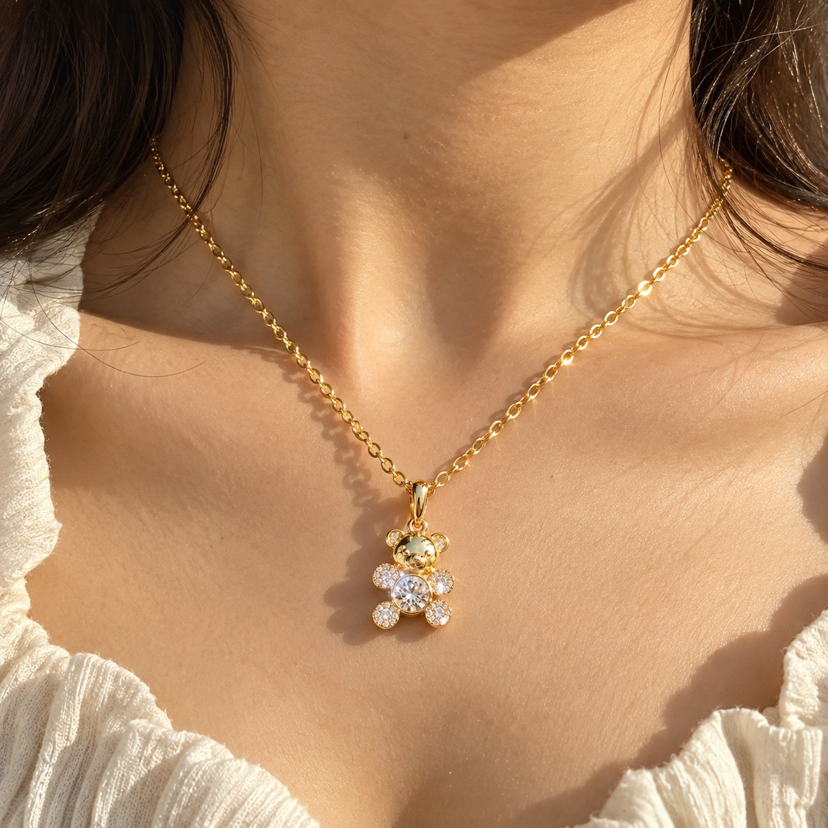 Teddy Bear Necklace