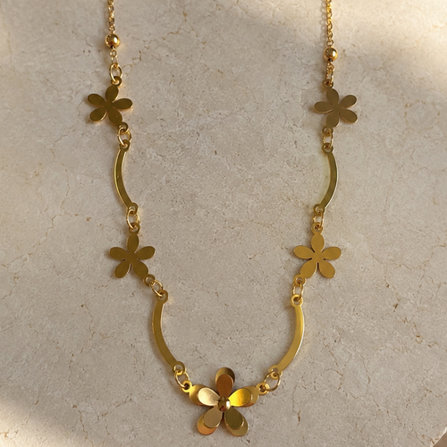3D flower Necklace