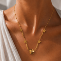 3D flower Necklace