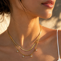 Heart Charm Double Layer Necklace