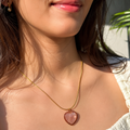 Pink Heart Necklace
